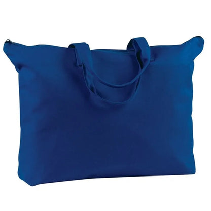BAGedge 12 Oz. Canvas Zippered Book Tote