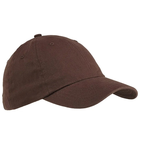 Big Accessories 6-Panel Brushed Twill Unstructured Cap
