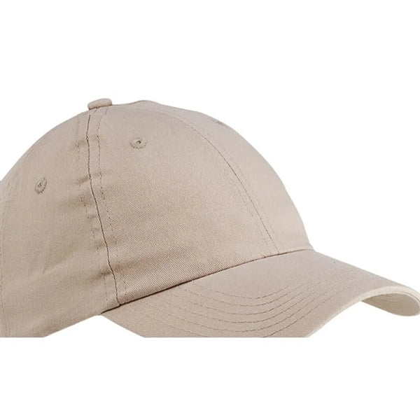 Big Accessories 6-Panel Brushed Twill Unstructured Cap