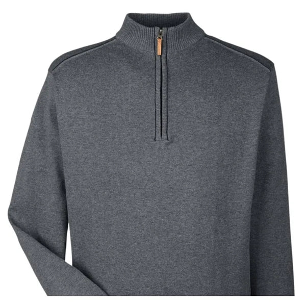 Devon & Jones Men's Manchester Fully-Fashioned Quarter-Zi...