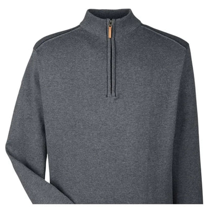 Devon & Jones Men's Manchester Fully-Fashioned Quarter-Zi...