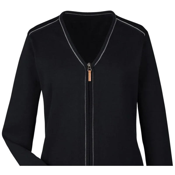 Devon & Jones Ladies' Manchester Fully-Fashioned Full-Zip...