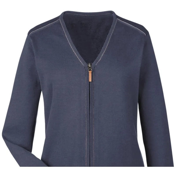 Devon & Jones Ladies' Manchester Fully-Fashioned Full-Zip...
