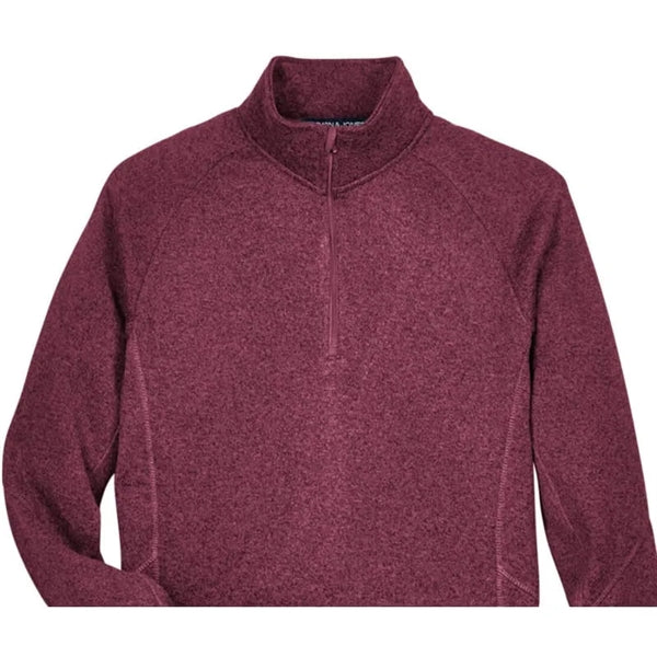 Devon & Jones Adult Bristol Sweater Fleece Quarter-Zip