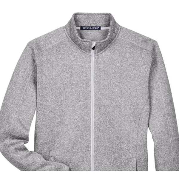 Devon & Jones Men's Bristol Full-Zip Sweater Fleece Jacket