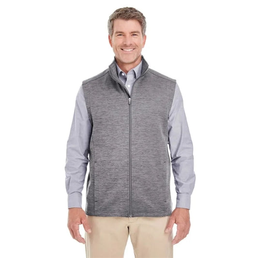 Devon & Jones Men's Newbury Melange Fleece Vest