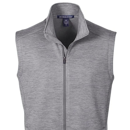 Devon & Jones Men's Newbury Melange Fleece Vest