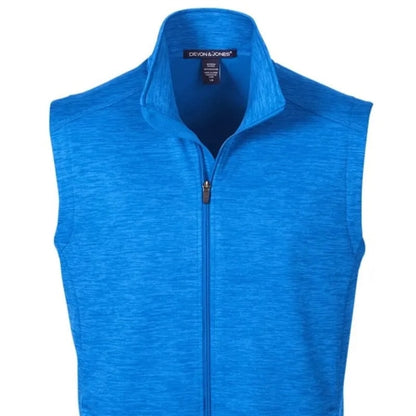 Devon & Jones Men's Newbury Melange Fleece Vest