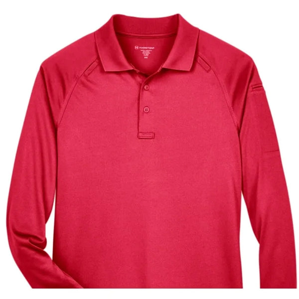 Harriton Men's Advantage Snag Protection Plus Long-Sleeve...