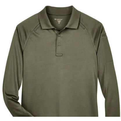 Harriton Men's Advantage Snag Protection Plus Long-Sleeve...
