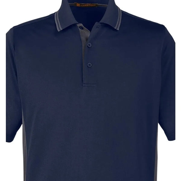 Harriton Men's Flash Snag Protection Plus IL Colorblock Polo