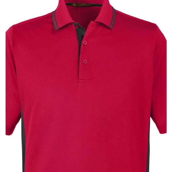Harriton Men's Flash Snag Protection Plus IL Colorblock Polo