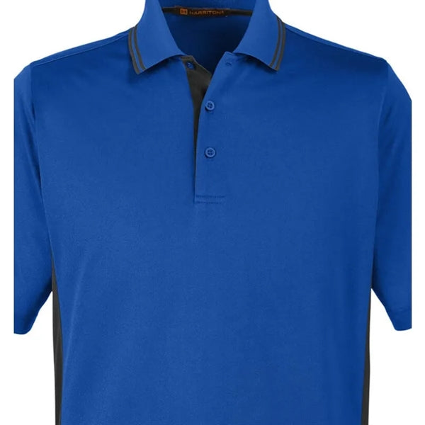 Harriton Men's Flash Snag Protection Plus IL Colorblock Polo