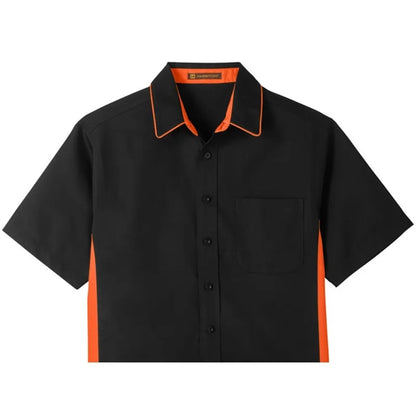 Harriton Men's Tall Flash IL Colorblock Short Sleeve Shirt