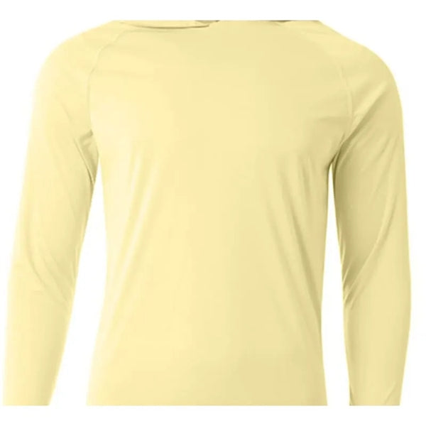 A4 Men's Cooling Performance Long-Sleeve Hooded T-shirt
