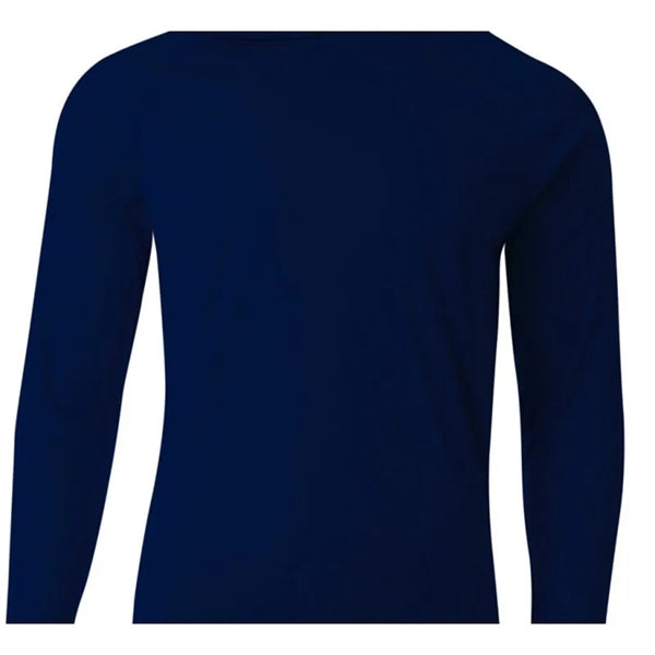 A4 Men's Cooling Performance Long-Sleeve Hooded T-shirt