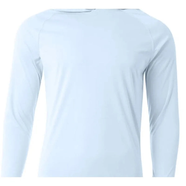 A4 Men's Cooling Performance Long-Sleeve Hooded T-shirt