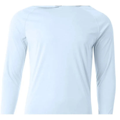 A4 Men's Cooling Performance Long-Sleeve Hooded T-shirt