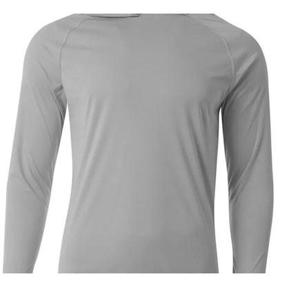 A4 Men's Cooling Performance Long-Sleeve Hooded T-shirt