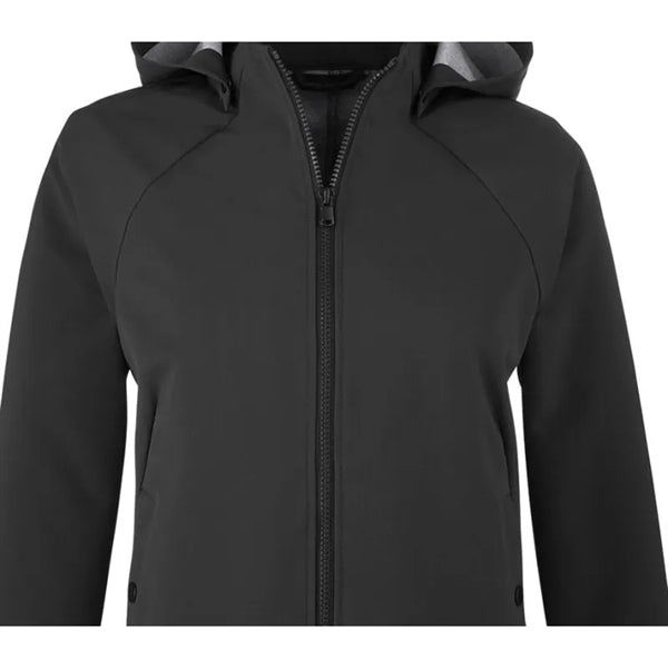 North End Ladies' City Hybrid Soft Shell Hooded Jacket