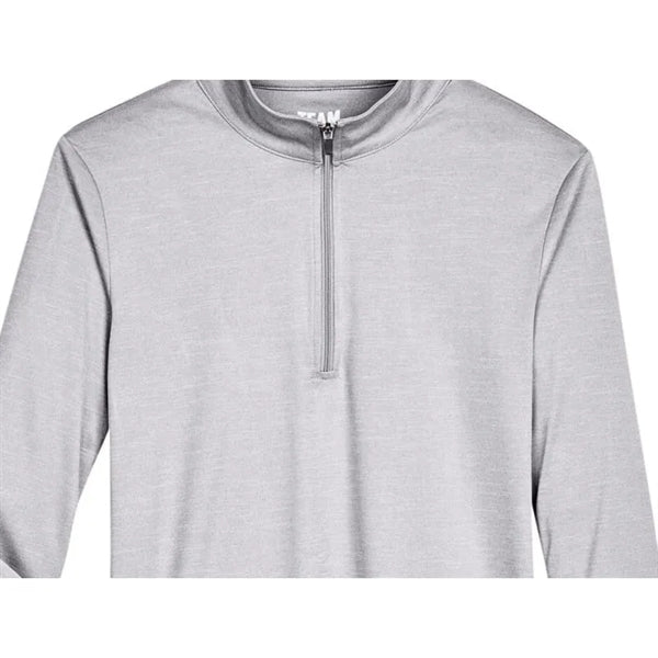 Team 365 Ladies' Zone Sonic Heather Performance Quarter-Zip