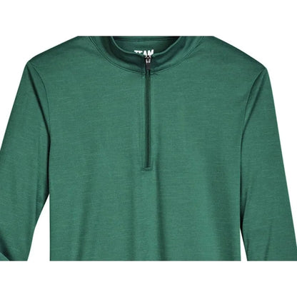 Team 365 Ladies' Zone Sonic Heather Performance Quarter-Zip