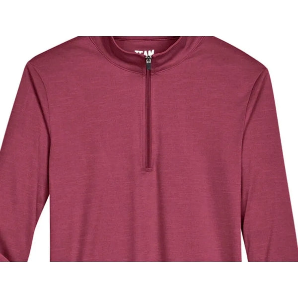 Team 365 Ladies' Zone Sonic Heather Performance Quarter-Zip