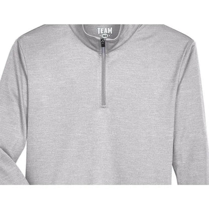 Team 365 Youth Zone Sonic Heather Performance Quarter-Zip