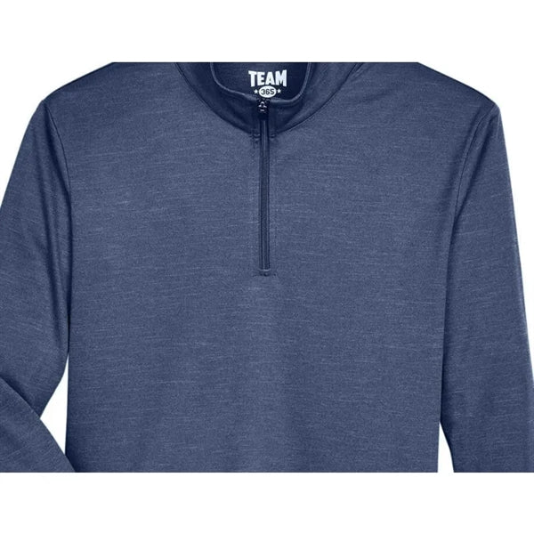 Team 365 Youth Zone Sonic Heather Performance Quarter-Zip