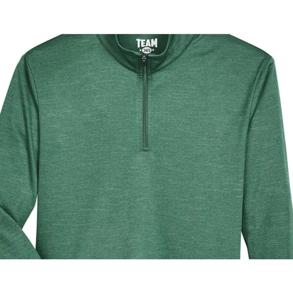 Team 365 Youth Zone Sonic Heather Performance Quarter-Zip