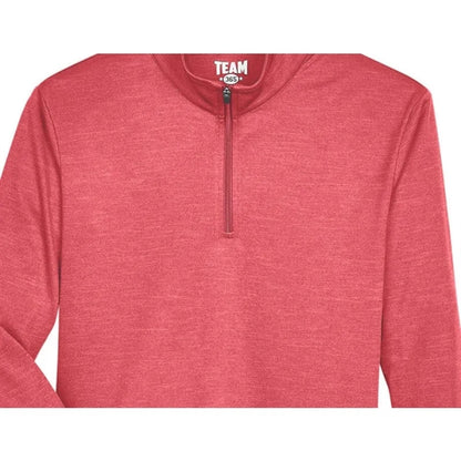 Team 365 Youth Zone Sonic Heather Performance Quarter-Zip