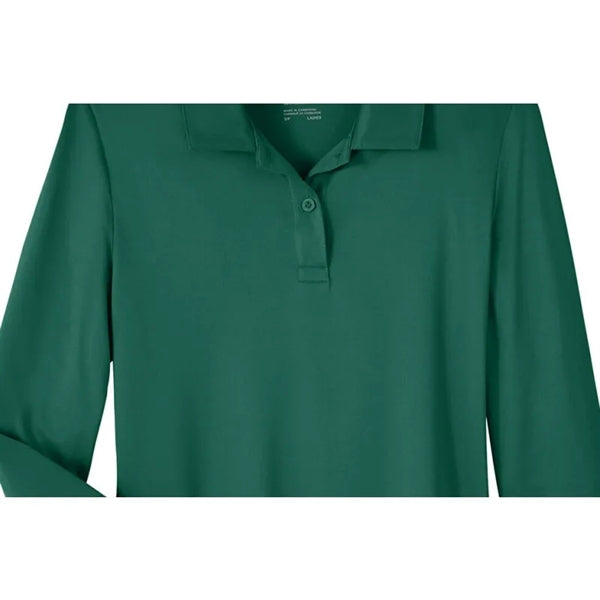 Team 365 Ladies' Zone Performance Long Sleeve Polo