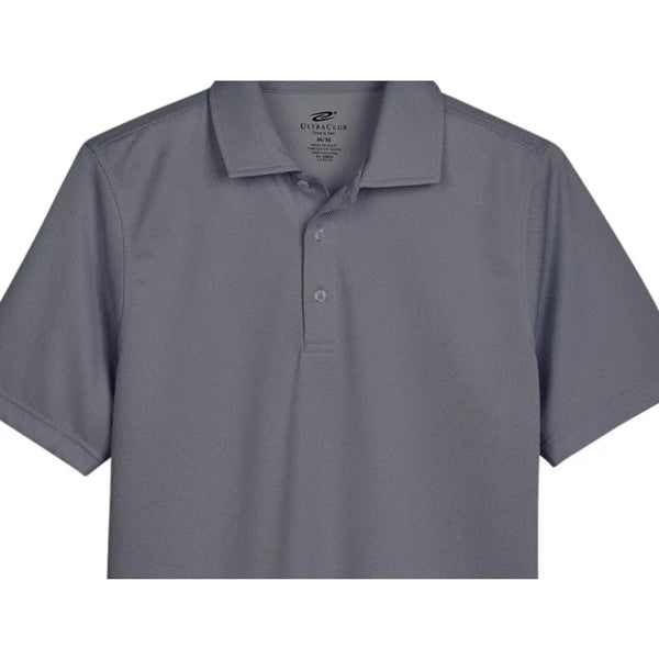 UltraClub Men's Cavalry Twill Performance Polo