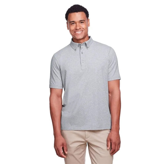 UltraClub Men's Lakeshore Stretch Cotton Performance Polo