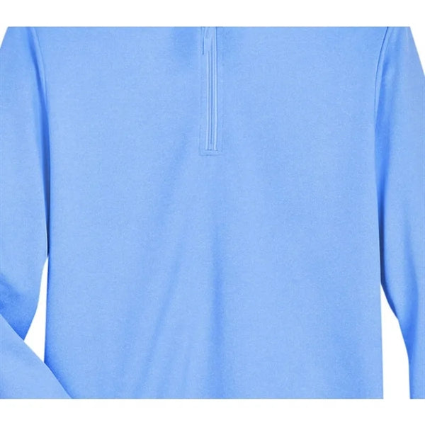 UltraClub Men's Coastal Pique Fleece Quarter-Zip