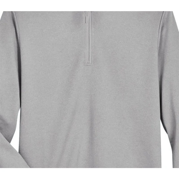 UltraClub Men's Coastal Pique Fleece Quarter-Zip