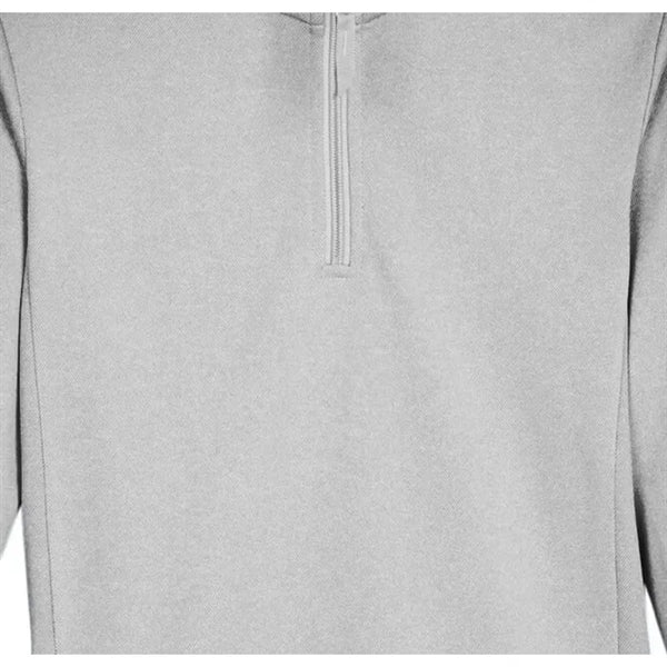 UltraClub Ladies' Coastal Pique Fleece Quarter-Zip