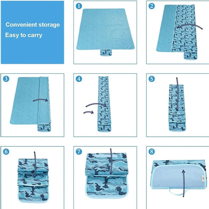Roll Up Picnic Blanket With Carry Handle