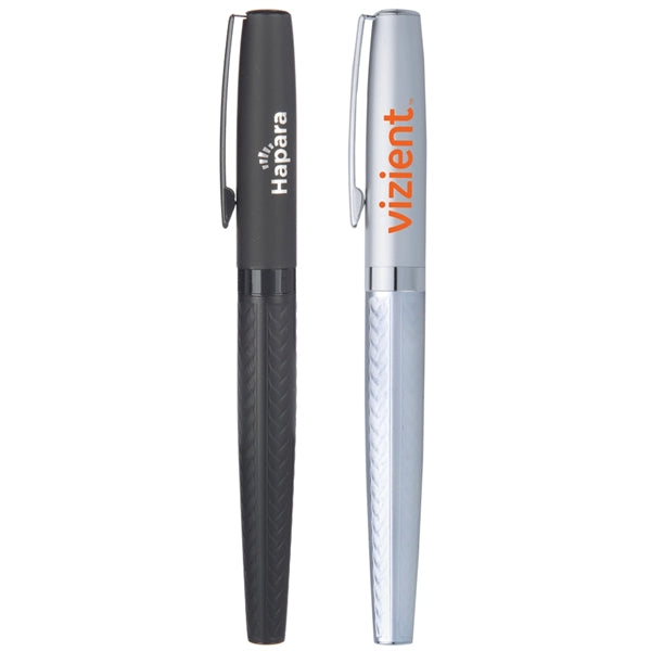 Sleek Brass Cap-Off Rollerball