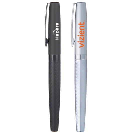 Sleek Brass Cap-Off Rollerball