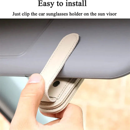 Magnetic Car Sun Visor Sunglasses Clip