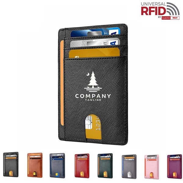 Rfid Blocking Slim Front Wallet