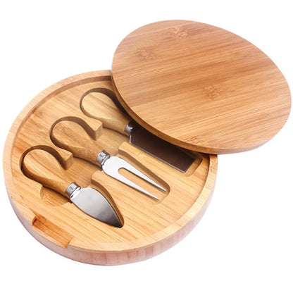 Harper Mini Bamboo Cheese Board Knife Set