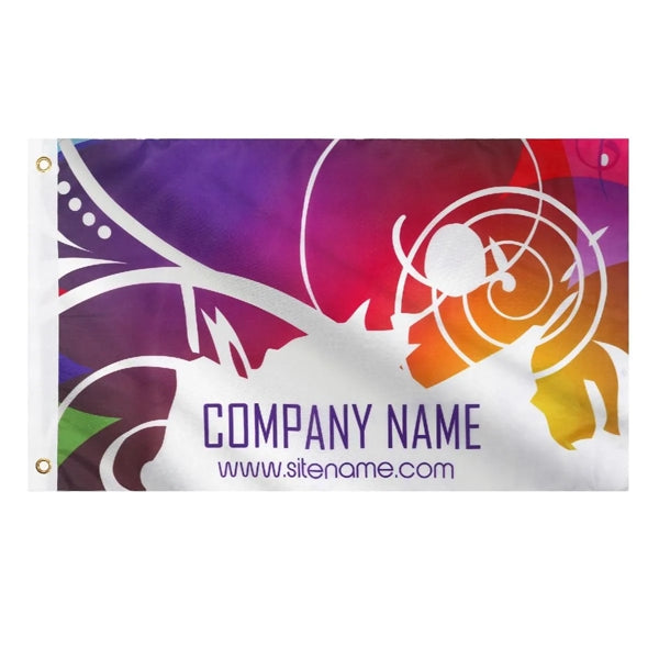 Double Sided Printed Polyester Flag (3' X 5')