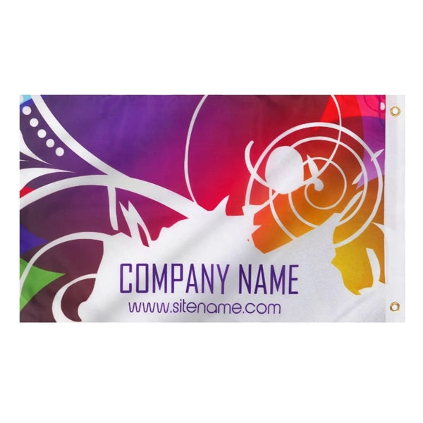 Double Sided Printed Polyester Flag (3' X 5')