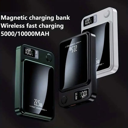 5000/10000mAh Mobile Magnetic Wireless Charging Power Bank