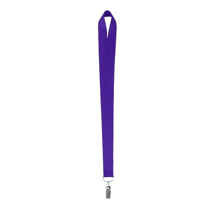 1" FULL COLOR DYE SUBLIMATED LANYARD W/ METAL BULLDOG CLIP