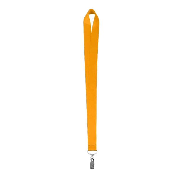1" FULL COLOR DYE SUBLIMATED LANYARD W/ METAL BULLDOG CLIP