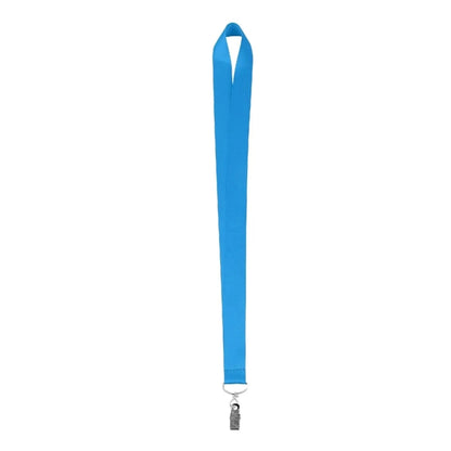 1" FULL COLOR DYE SUBLIMATED LANYARD W/ METAL BULLDOG CLIP