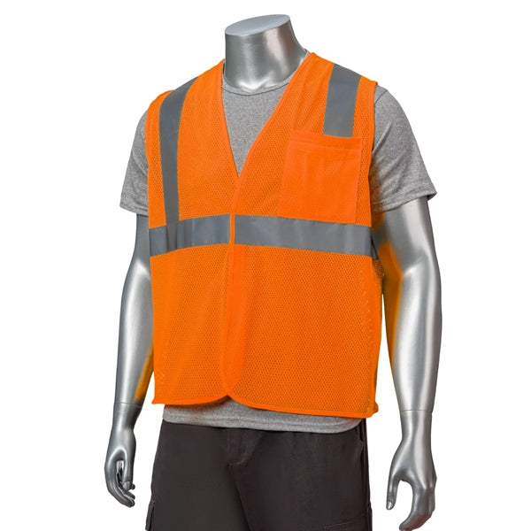 High Viz Reflective Mesh Safety Vest With Pocket